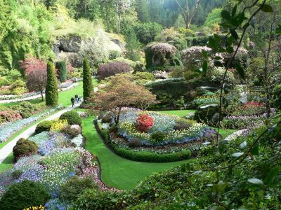 Raj na zemlji - rajska bašta Butcharts Gardens najlepši vrt