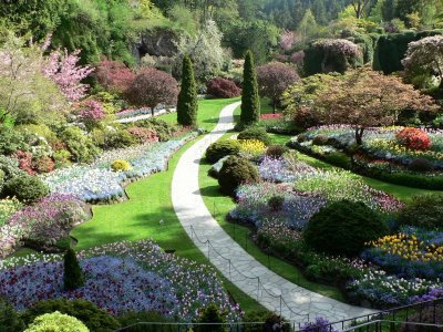 Raj na zemlji - rajska bašta Butcharts Gardens najlepša bašta