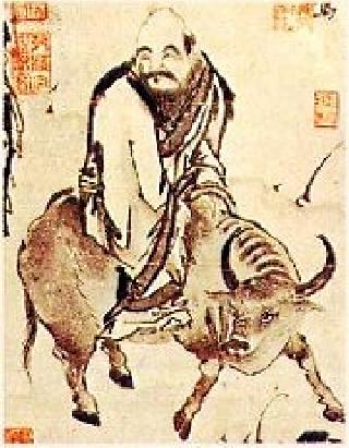 Lao Ce (Nebo) na biku (Zemlja)