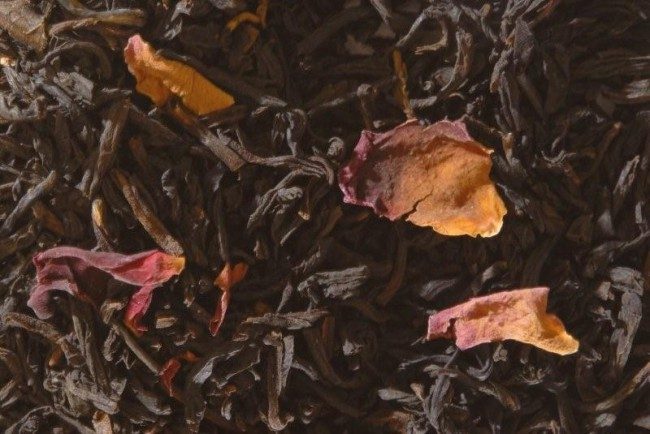 crni čaj sa ruzom - chinesse black tea with rose