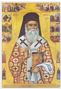 Sveti Nektarije Eginski - osvećeno ulje i ikona za lečenje od raka i pravoslavlje