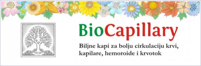 Biljne kapi za bolju cirkulaciju krvi, kapilare i hemoroide BioCapillary tinktura