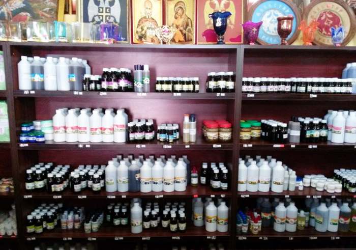 Biljni preparati i lekovi manastira Ravanica - prodavnica