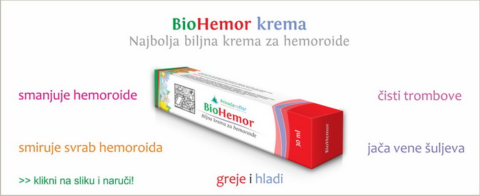 BioHemor krema najbolja biljna krema za hemoroide