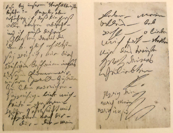 Betovenov autograf iz jednog pisma