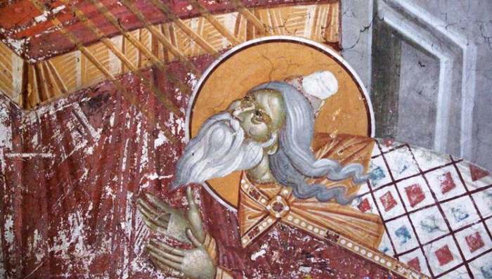 Detalj freske iz manastira Gračanica