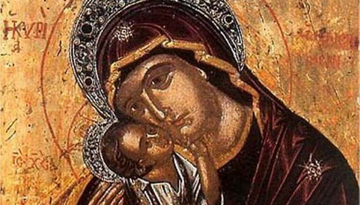 Priče o Bogorodici - Presveta Bogorodica Glykophilousa Krit 16 vek Crkva Svetih Arhangela Sarajevo
