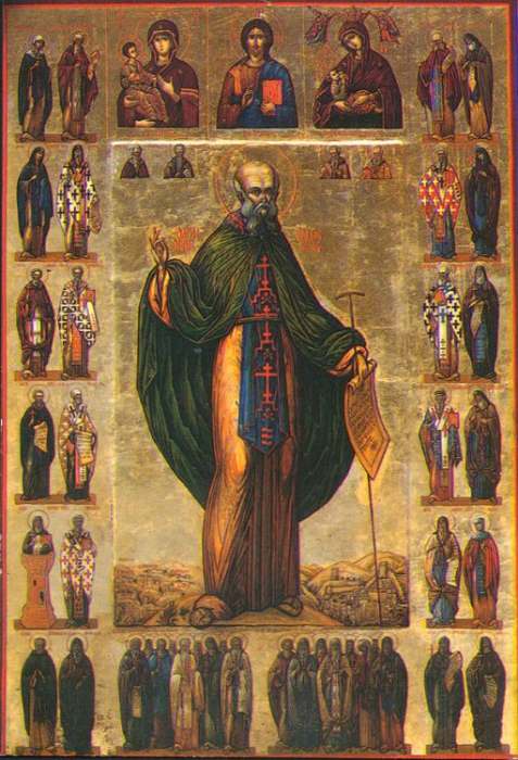 Sveti Sava Osvećeni ikona
