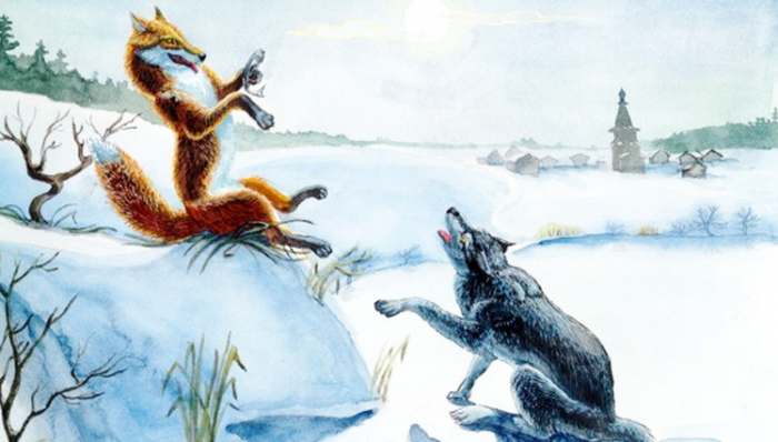 Ruska bajka Vuk i lisica
