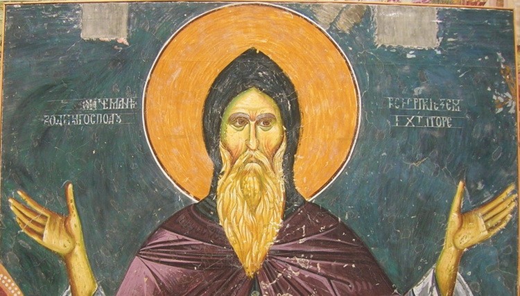 Zaveštanje Stefana Nemanje - Sveti Simeon Mirotočivi freska Bogorodica Ljeviška