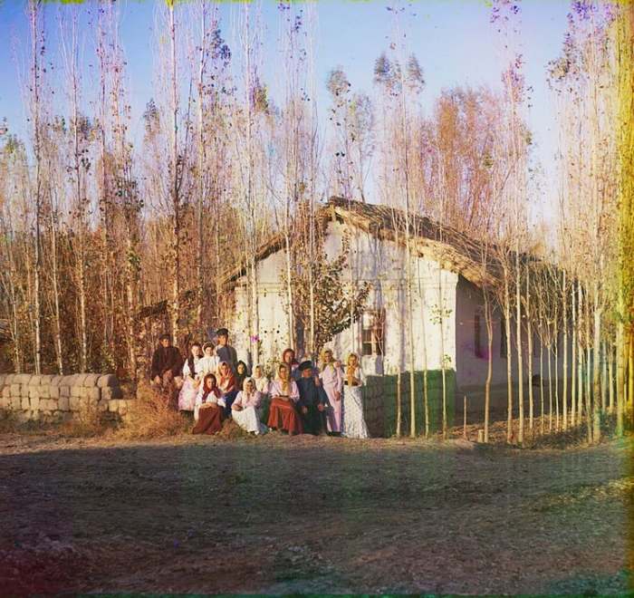 fotografije u boji carske Rusije - Sergej Mihailovič Prokudin Gorski Ruska porodica