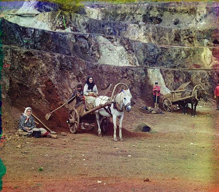 fotografije u boji carske Rusije - Sergej Mihailovič Prokudin Gorski rudnik