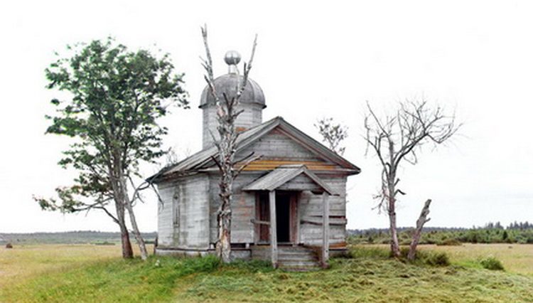 Pravoslavlje i katoličanstvo - Ivan Iljin Crkva u Rusiji  Belozersk 1909 by Prokudin Gorsky