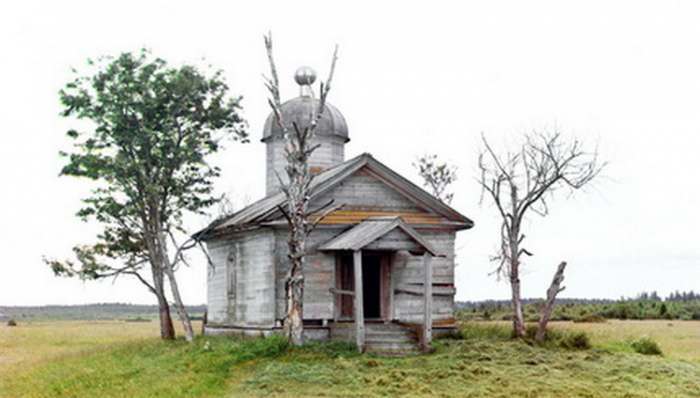 Pravoslavlje i katoličanstvo - Ivan Iljin Crkva u Rusiji Belozersk 1909 by Prokudin Gorsky