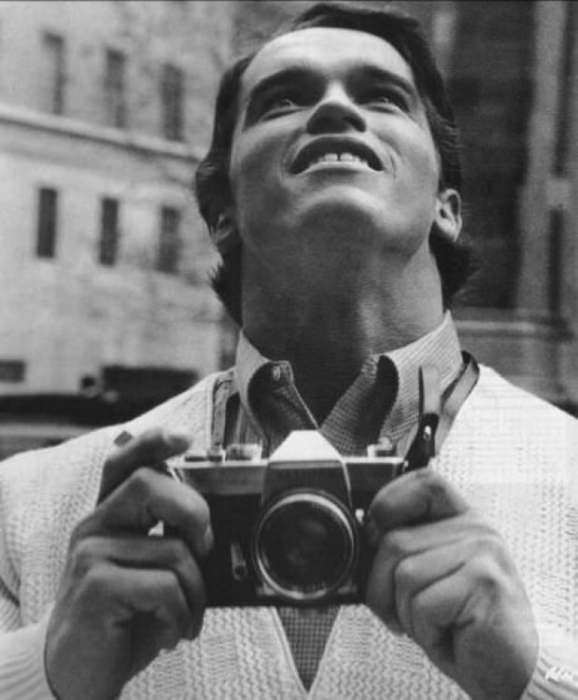 Fotografije poznatih Arnold Švarceneger u Njujorku 1968