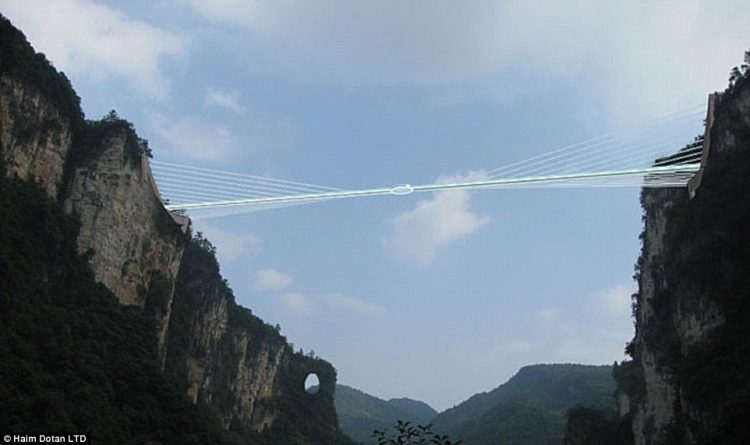 Glass bridge in China 2