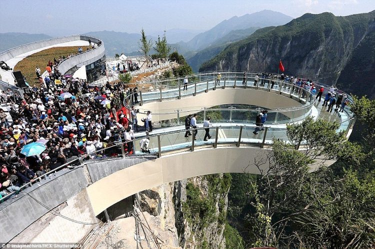 Glass bridge in China 9