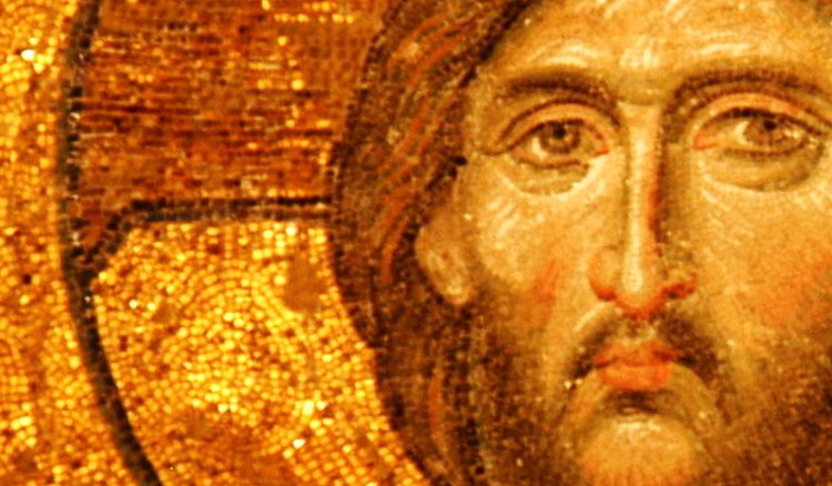 Isus Hristos mozaik Sveta Sofija Konstantinopolj i umna molitva
