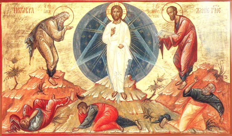Preobraženije Gospodnje na gori Tavor freska