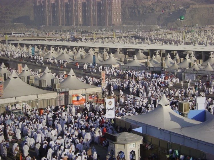 Grad pod šatorima za hodošasnike Meka Saudijska arabija 7