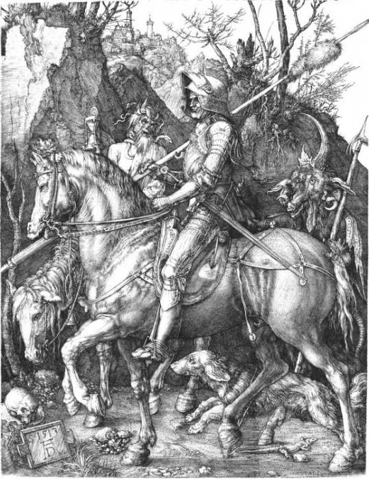 Vitez, smrt i djavo - Albreht direr  Albrecht_Dürer_-_Knight,_Death_and_the_Devil
