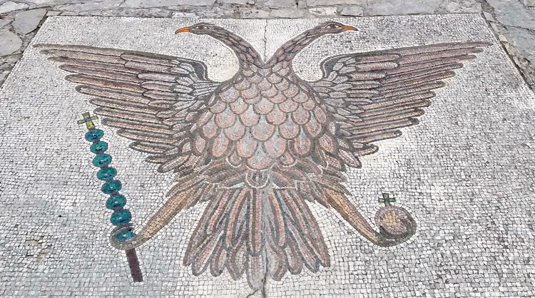 Azbuka istine + Mozaik Vizantijski orao