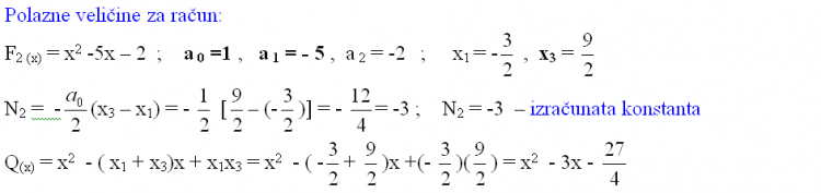 Jednačina površine trougla funkcija promenljive X 8