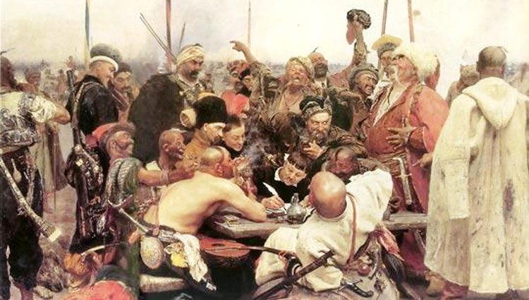 Ilja Rjepin - Zaporoški kozaci pišu pismo turskom sultanu