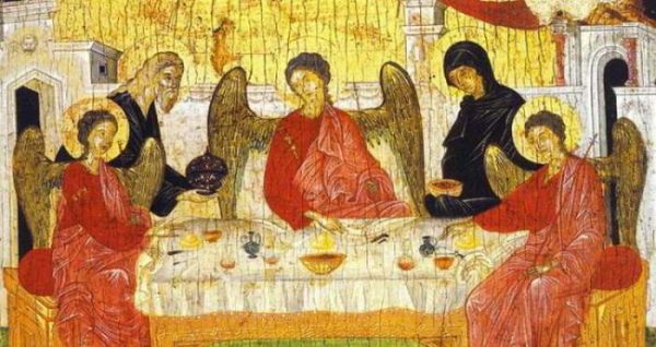 Sveta Trojica vizantijska ikona - esej Bezbožništvo