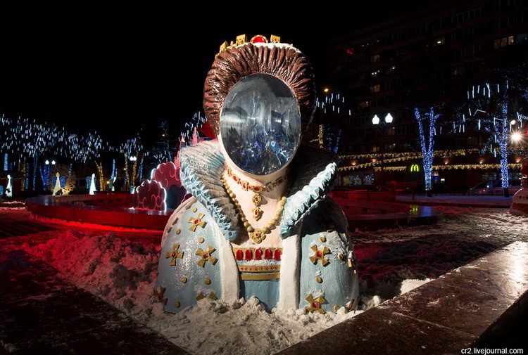 Новый год в Москве - Зеркала для селфи