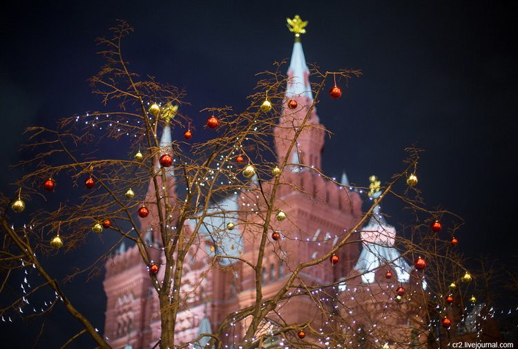 Новый год в Москве -Красной площади