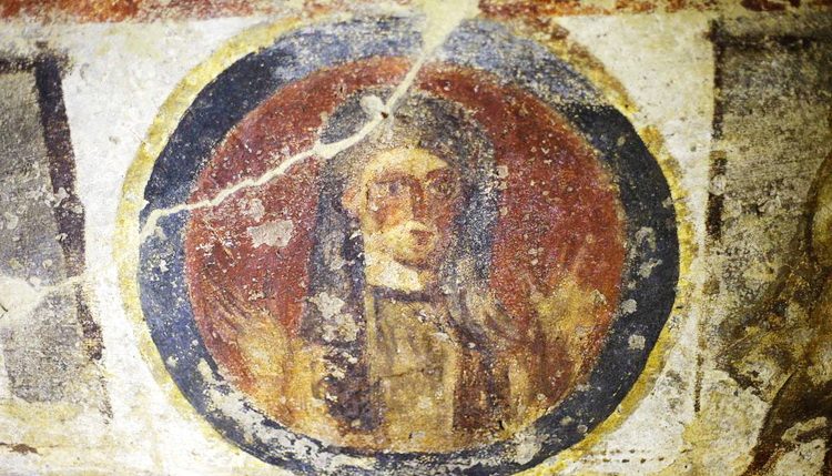 Pravoslavne priče iz života vernika - Freska iz katakombi Rima