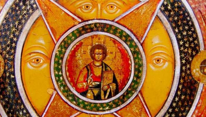 Ruska ikona Svevideće Oko - Potsetnik za ispovest - lek za greh