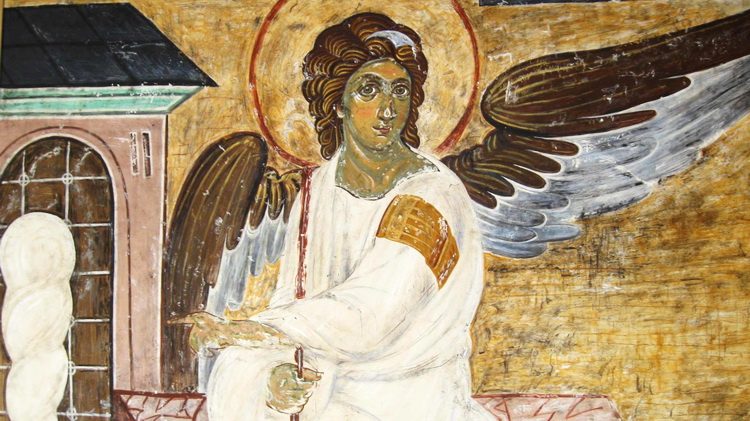 Arhangel Gavrilo - Beli Andjeo iz Milešava - kopija i slika Belog Andjela koja je obišla svet