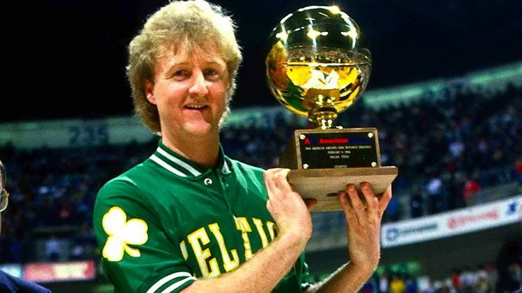 Larry Bird basketball playe Boston Celtics