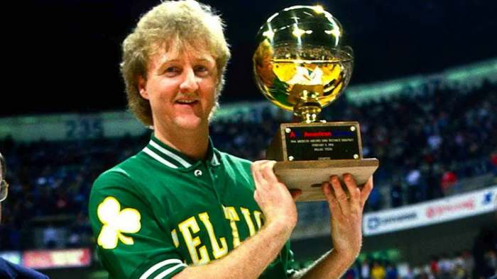 Larry Bird basketball playe Boston Celtics