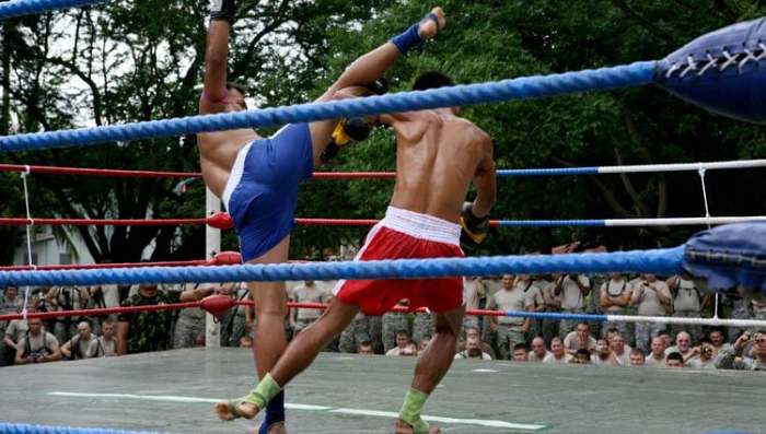 muay thai borba - tajlandski boks