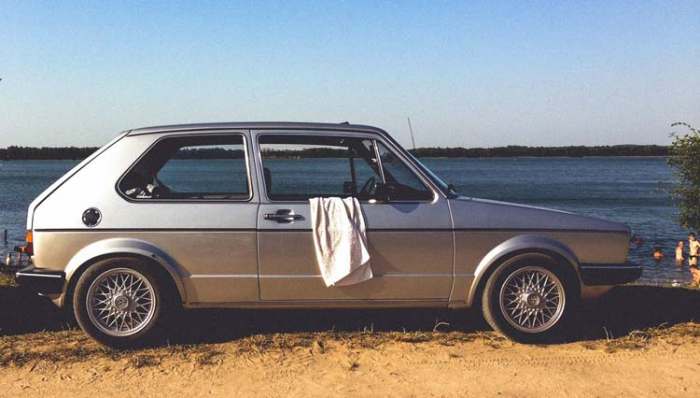 sivi Golf I - izgled čuvenog automobila sa Balkana