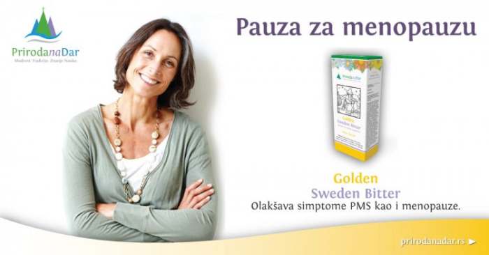 Golden Sweden Bitter za žene pauza za menopauzu