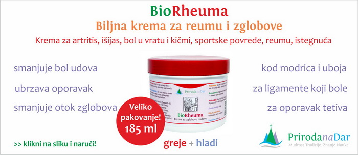 BioRheuma krema za reumu i zglobove - krema za reumatoidni artritis Priroda na dar