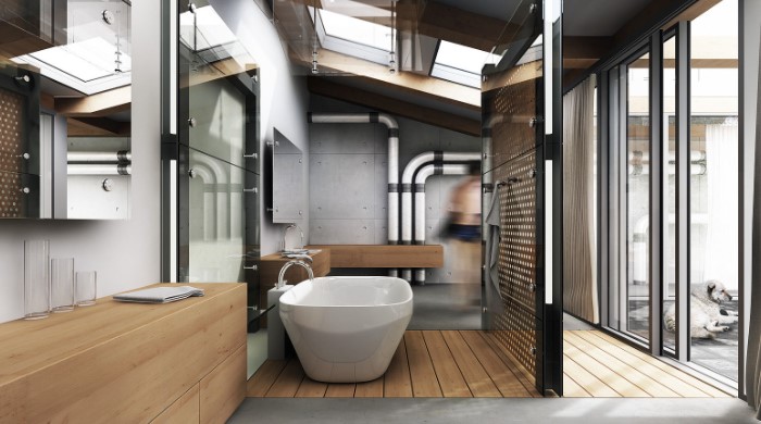 moderno luksuzno kupatilo